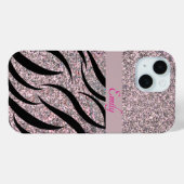 Coques Case-Mate iPhone Elegant Birthday Phone Case – Chic Girly Personali (Verso (horizontal))