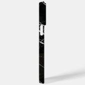 Coques Case-Mate iPhone Elegant Black Marble Texture iPhone Case (Verso / Droite)
