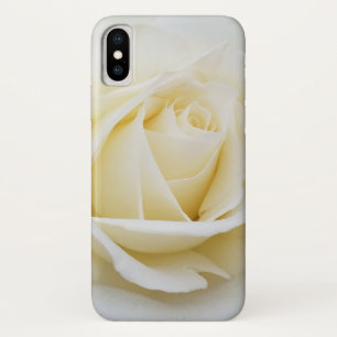 Case-Mate iPhone Case Élégant blanc immaculé Rose photo rapprochée