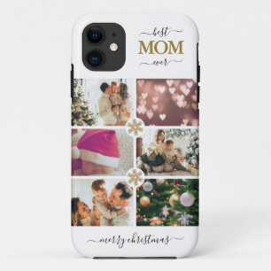 Case-Mate iPhone Case Elégant Blanc Or Meilleur Maman Ever 6 Photo Colla