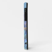 Coques Case-Mate iPhone Elégant Bleu Bleu Oiseaux bleus (Dos/Gauche)