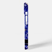 Coques Case-Mate iPhone Elégant bleu granit bleu marbre bleu pierre (Verso / Gauche)