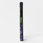 Coques Case-Mate iPhone Elégant bleu violet magenta vert hydrangée florale (Dos/Gauche)