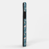 Coques Case-Mate iPhone Élégant Boho Aquarelle Fleur Papillon Monogramme (Dos/Droite)