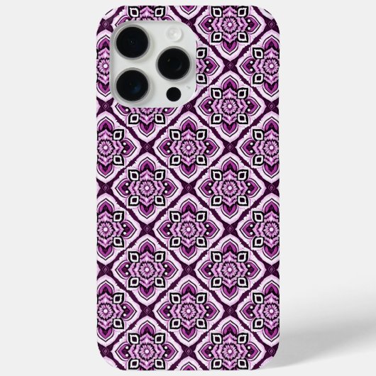 Coques Case-Mate iPhone Elégant Boho Chic Mandala motif floral (Verso)