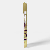 Coques Case-Mate iPhone Elégant Boho Purple Boho Deco Pointes Spirales Art (Verso / Gauche)