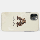 Coques Case-Mate iPhone Élégant Boîtier de téléphone baroque or (Dos (Horizontal))