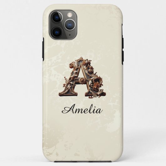 Coques Case-Mate iPhone Élégant Boîtier de téléphone baroque or (Dos)