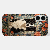 Coques Case-Mate iPhone Elégant Bordure Collie William Morris Inspiré (Verso (horizontal))