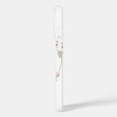 Coques Case-Mate iPhone Elegant Botanical Wreath with Zen Quote (Verso / Gauche)