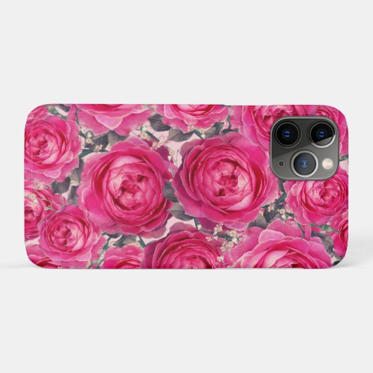 Coques Case-Mate iPhone Elégant Bouquet de Roses (Dos (Horizontal))