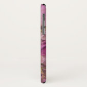 Coques Case-Mate iPhone Élégant bouquet rose et violet rose (Dos/Gauche)