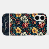 Coques Case-Mate iPhone Elegant Bridesmaid Gift Rose Custom (Verso (horizontal))