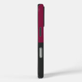Coques Case-Mate iPhone Elegant Burgundy and Black Monogram (Verso / Droite)