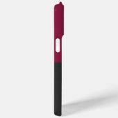 Coques Case-Mate iPhone Elegant Burgundy and Black Monogram (Verso / Droite)