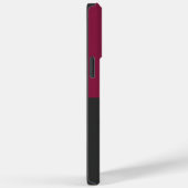 Coques Case-Mate iPhone Elegant Burgundy and Black Monogram (Verso / Droite)