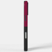 Coques Case-Mate iPhone Elegant Burgundy and Black Monogram (Verso / Droite)