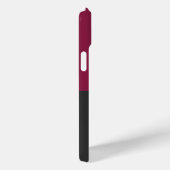 Coques Case-Mate iPhone Elegant Burgundy and Black Monogram (Verso / Droite)