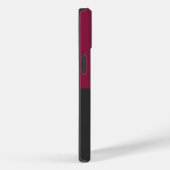 Coques Case-Mate iPhone Elegant Burgundy and Black Monogram (Verso / Droite)