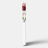 Coques Case-Mate iPhone Elegant Burgundy Flowers (Verso / Gauche)