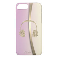 Élégant casque de Parties scintillant classique -