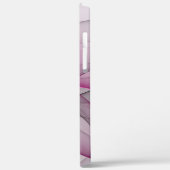 Coques Case-Mate iPhone Elégant Chaos Moderne Abstrait rose Fractal Art (Verso / Gauche)