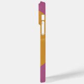 Coques Case-Mate iPhone Élégant chat violet (Verso / Gauche)