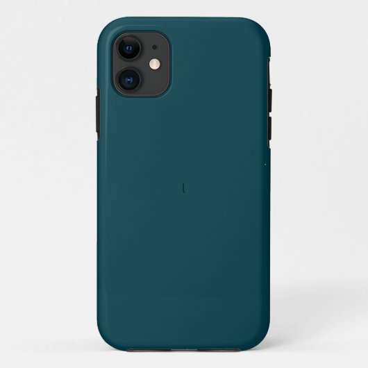 Coques Case-Mate iPhone Élégant chic bleu foncé Turquoise (Dos)