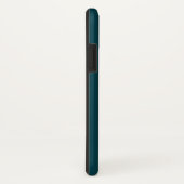 Coques Case-Mate iPhone Élégant Chic Bleu Sarcelle (Dos/Droite)