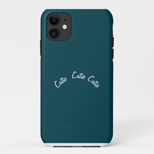 Coques Case-Mate iPhone Élégant Chic Bleu Sarcelle (Dos)