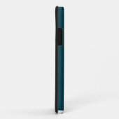 Coques Case-Mate iPhone Élégant Chic Bleu Sarcelle (Dos/Droite)