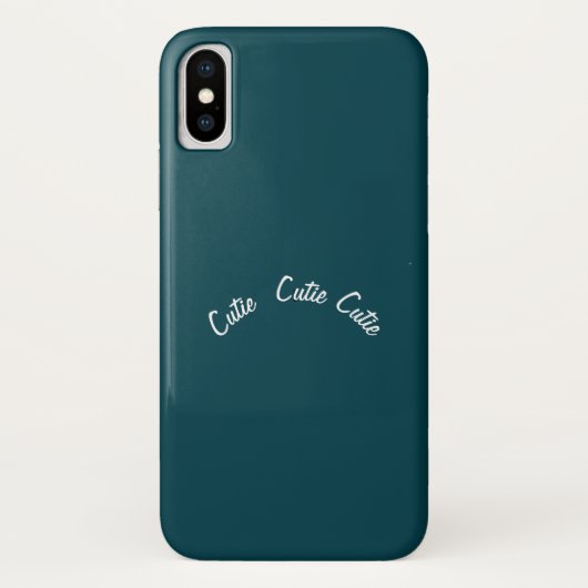 Coques Case-Mate iPhone Elégant Chic Blue Turquoise (Dos)