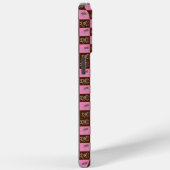 Coques Case-Mate iPhone Élégant Chic Brown Plaid & Ours (Verso / Droite)