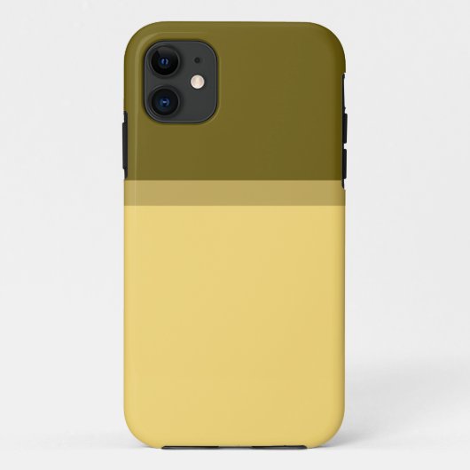 Coques Case-Mate iPhone Élégant Chic Clair Beurre Doré Olive Bloc de Coule (Dos)