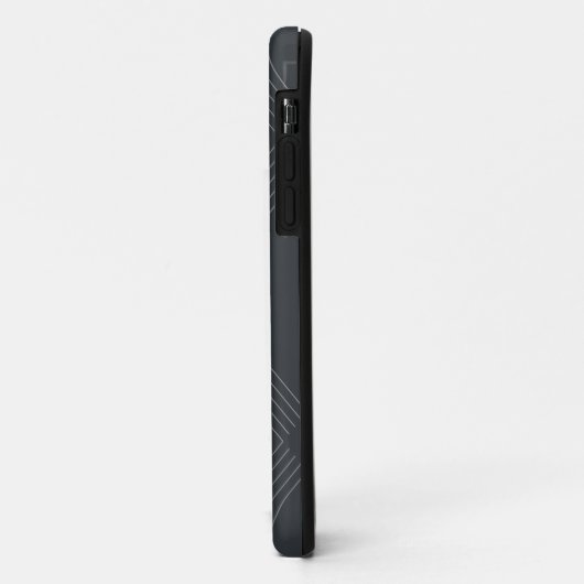 Coques Case-Mate iPhone Elegant, chic, luxurious, simple line pattern (Dos/Gauche)