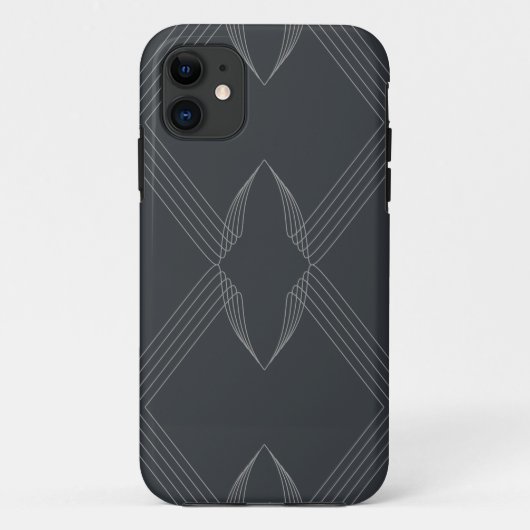 Coques Case-Mate iPhone Elegant, chic, luxurious, simple line pattern (Dos)