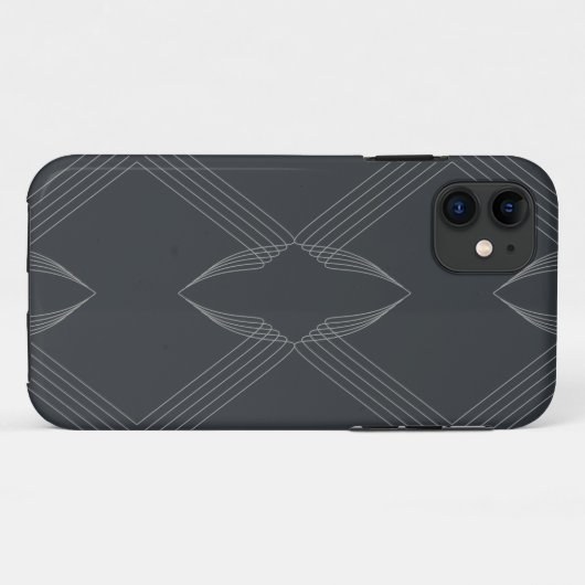 Coques Case-Mate iPhone Elegant, chic, luxurious, simple line pattern (Dos (Horizontal))