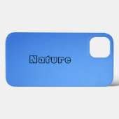 Coques Case-Mate iPhone Élégant Chic Nature Blue Sky iPhone 13 Coques (Verso (horizontal))