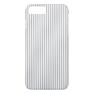 Coques Pour iPhone Élégant Chic noir blanc rayé