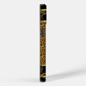 Coques Case-Mate iPhone Elégant Classy Gold Leopard Black (Verso / Droite)