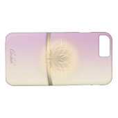 Coques Case-Mate iPhone Elégant Classy Gold Lotus - Personnalisé (Dos (Horizontal))