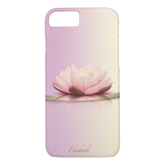 Coques Case-Mate iPhone Elégant Classy Gold Stripe Lotus - Personnalisé (Dos)