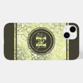 Coques Case-Mate iPhone Élégant Classy Or Phuile foncé Taupe Brown (Verso (horizontal))