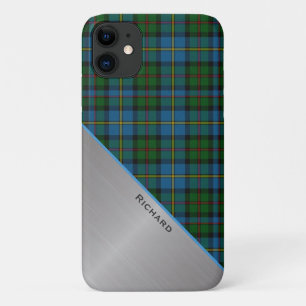 Case-Mate iPhone Case Élégant coloré MacLeod Plaid & Aluminum Look iPh