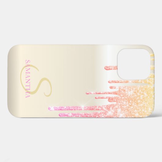 Coques Case-Mate iPhone Élégant Cool Ombre Parties scintillant (Verso (horizontal))
