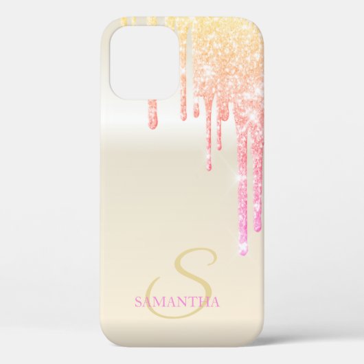 Coques Case-Mate iPhone Élégant Cool Ombre Parties scintillant (Verso)