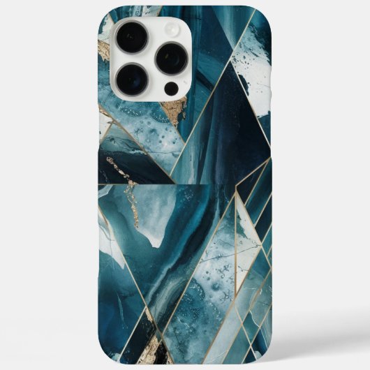 Coques Case-Mate iPhone Elegant Copper | Boîtier doré sarcelle opulent fém (Verso)