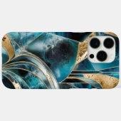 Coques Case-Mate iPhone Elegant Copper | Boîtier en or sarcelle opulente f (Verso (horizontal))