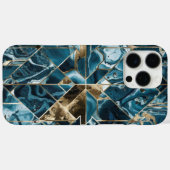 Coques Case-Mate iPhone Elegant Copper | Boîtier en or sarcelle opulente f (Verso (horizontal))