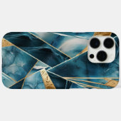 Coques Case-Mate iPhone Elegant Copper | Boîtier en or sarcelle opulente f (Verso (horizontal))